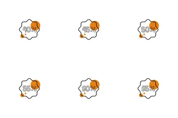 Badge Discount Icon Pack
