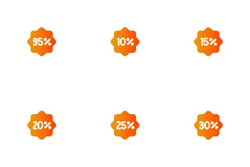 Badge Discount Icon Pack