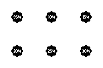 Badge Discount Icon Pack