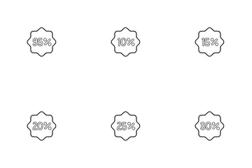 Badge Discount Icon Pack
