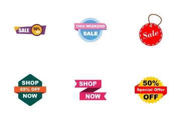 Badges & Sticker Icon Pack