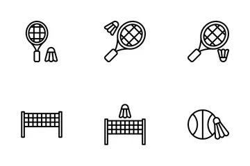 Badminton Icon Pack