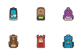 Bag And Backpack Icon Pack