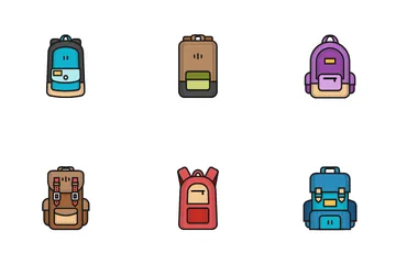 Bag And Backpack Icon Pack