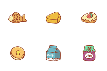 Bakery And Dessert Icon Pack