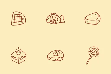 Bakery And Dessert Icon Pack