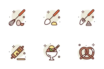 Bakery And Desserts Icon Pack