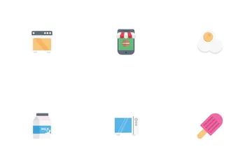 Bakery And Sweets Icon Pack