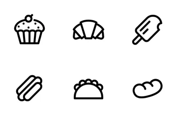 Bakery & Dessert 1 Icon Pack