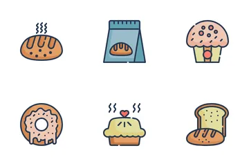 Bakery Dessert Icon Pack