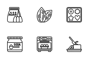 Bakery Equipment Icon Pack