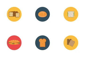 Bakery Items  Icon Pack