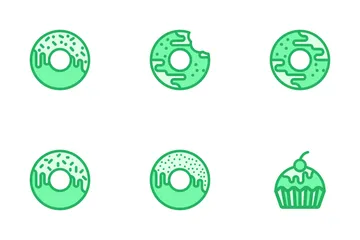 Bakery Items - Mono Lineal Icon Pack