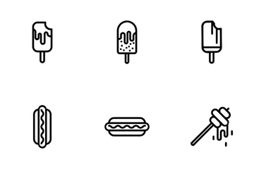Bakery Items - Outline Icon Pack