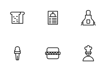 Bakery Line Icon Pack