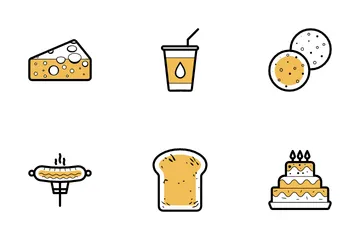 Bakery Products Icon Pack
