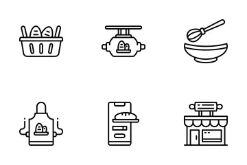 Bakery Shop Icon Pack