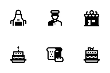 Bakery Shop Icon Pack