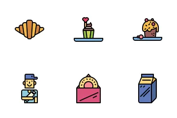 Bakery Shop Icon Pack