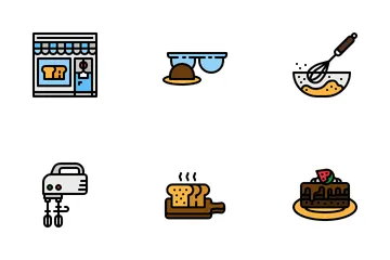 Bakery Shop Icon Pack