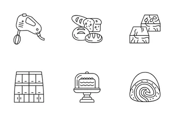 Bakery Shop Icon Pack