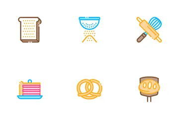 Bakery Tasty Food Icon Pack