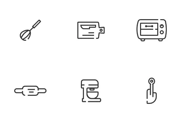 Bakery Tools Icon Pack