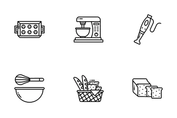 Baking And Bakery Icon Pack