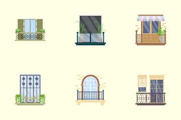 Balcony And Terrace Icon Pack