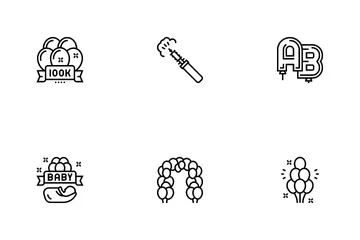 Balloon Decoration Icon Pack