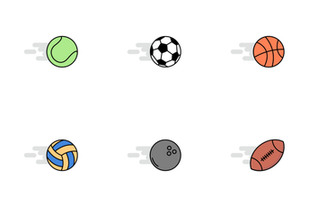 Balls Flat Icon Pack