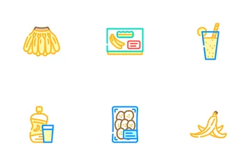 Banana Fruit Icon Pack