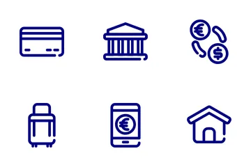 Bancario Paquete de Iconos