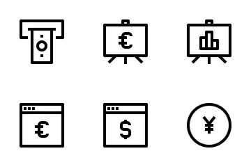 Banca e finanza Icon Pack