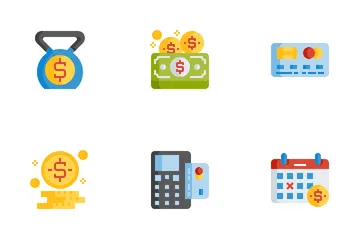 Banca y Finanzas Paquete de Iconos