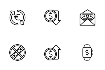 Bancos y finanzas Icon Pack