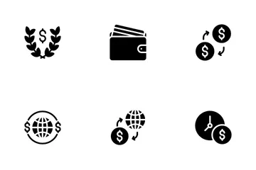 Bancos y finanzas Icon Pack