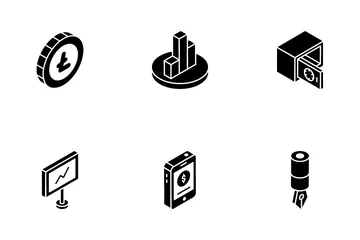 Bancos y finanzas Icon Pack