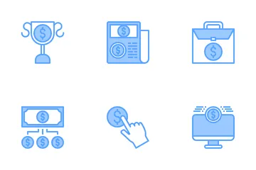 Bancos y finanzas Paquete de Iconos