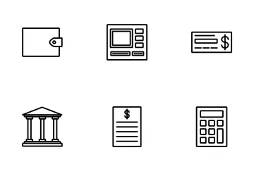 Bancaire Pack d'Icônes