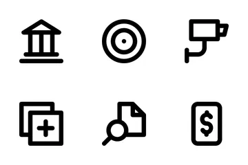 Banca e finanza Icon Pack