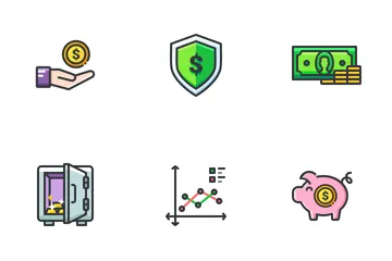 Banca e finanza Icon Pack