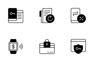 Banco eletrônico Icon Pack