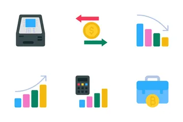 Bancos e Finanças Vol-1 Icon Pack