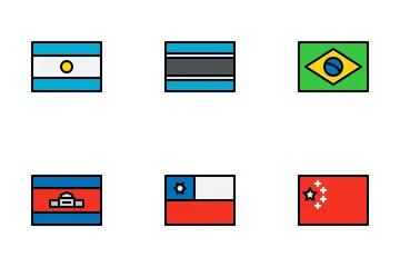 Bandera Paquete de Iconos