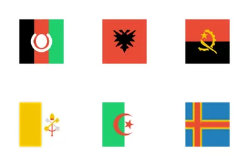 Banderas del mundo Paquete de Iconos