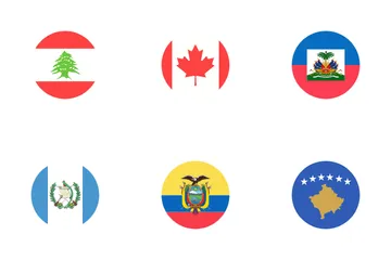 Banderas Vol-3 Icon Pack