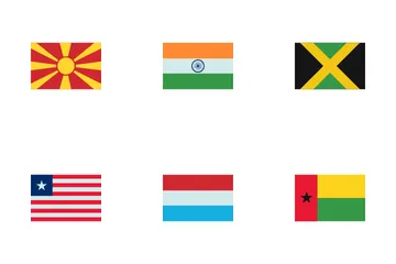 Banderas Vol 3 Paquete de Iconos