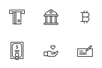 Bank And Finance Icon Pack