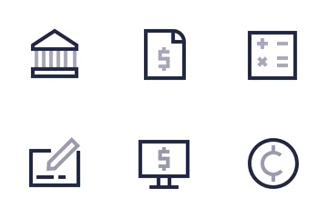 Bank And Finance Icon Pack